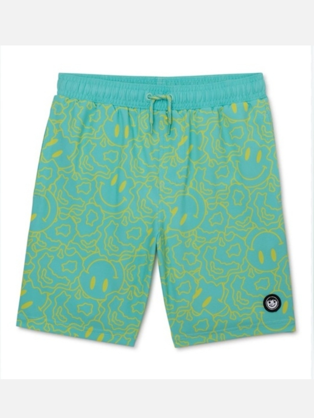Neff NWT Men's Flipside Smiley Graphic Swim Board Shorts Size XL